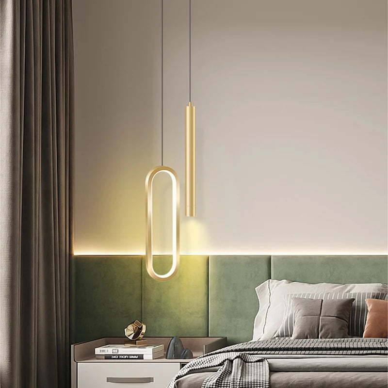 Severské LED závěsné světlo závěsné lampy interiérové osvětlení domácí noční stolek obývací pokoj jídelní stoly kuchyňská dekorace závěsná lampa