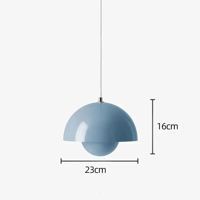 Severské LED závěsné světlo dánského designu polokruhové barevné závěsné svítidlo pro restauraci jídelnu kuchyňskou dekoraci závěsné osvětlení