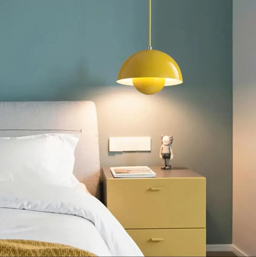 Severské LED závěsné světlo dánského designu polokruhové barevné závěsné svítidlo pro restauraci jídelnu kuchyňskou dekoraci závěsné osvětlení