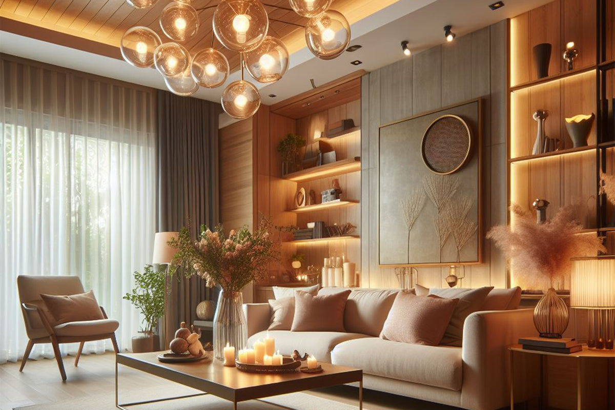 How Additional Lighting Improves the Ambience of Your Living Room? - FURNOO LONDON