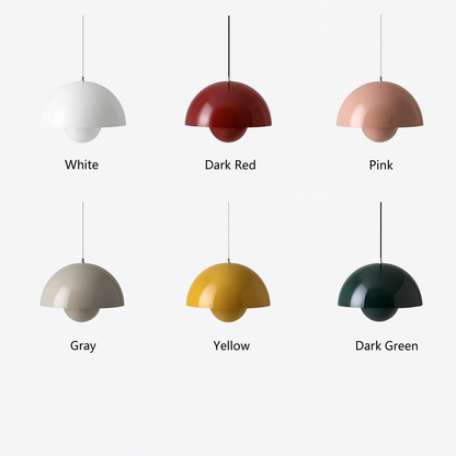 Severské LED závěsné světlo dánského designu polokruhové barevné závěsné svítidlo pro restauraci jídelnu kuchyňskou dekoraci závěsné osvětlení
