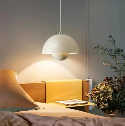Severské LED závěsné světlo dánského designu polokruhové barevné závěsné svítidlo pro restauraci jídelnu kuchyňskou dekoraci závěsné osvětlení