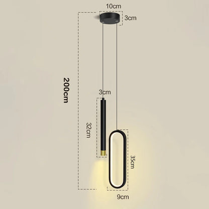 Severské LED závěsné světlo závěsné lampy interiérové osvětlení domácí noční stolek obývací pokoj jídelní stoly kuchyňská dekorace závěsná lampa