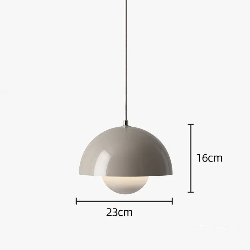 Severské LED závěsné světlo dánského designu polokruhové barevné závěsné svítidlo pro restauraci jídelnu kuchyňskou dekoraci závěsné osvětlení