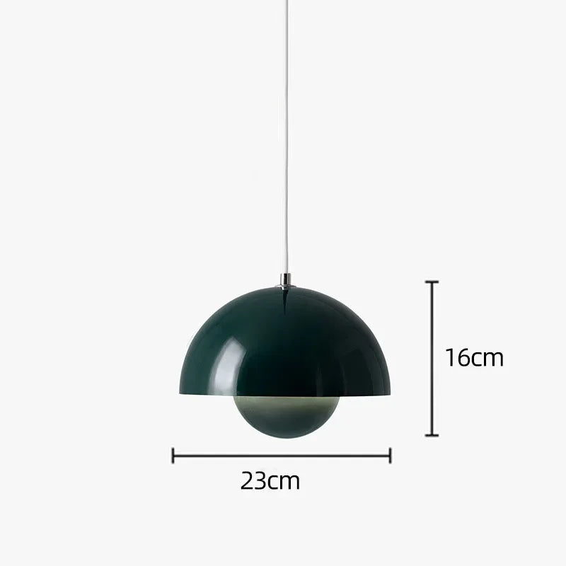 Severské LED závěsné světlo dánského designu polokruhové barevné závěsné svítidlo pro restauraci jídelnu kuchyňskou dekoraci závěsné osvětlení